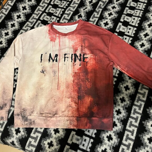 Sweatshirt, Halloween, fake gore, NWOT - Picture 1 of 7
